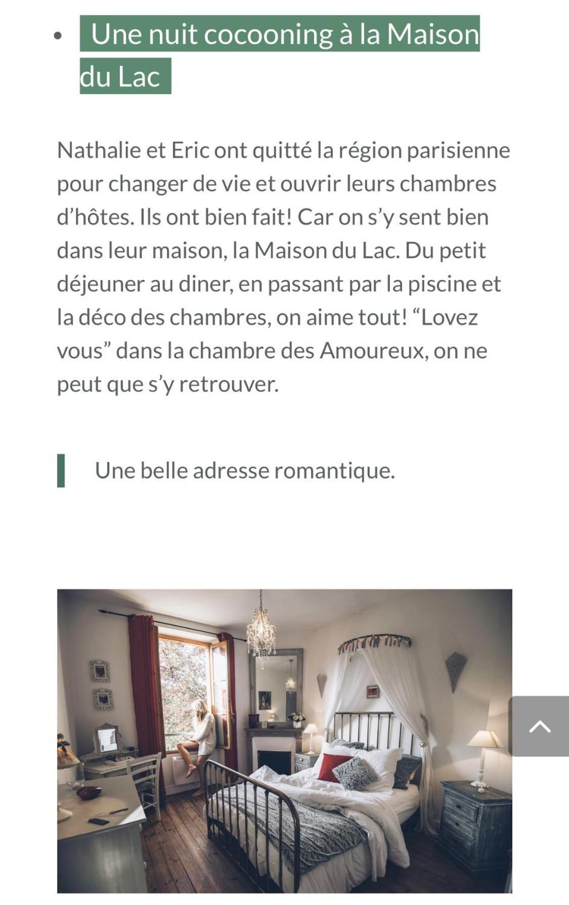 La Maison Du Lac Eguzon-Chantome Exteriér fotografie